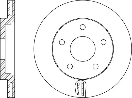 Disque de frein FIT FR0670V