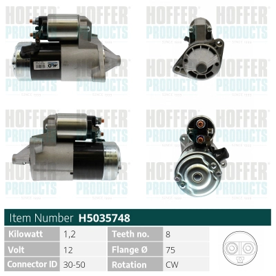 Démarreur HOFFER H5035748
