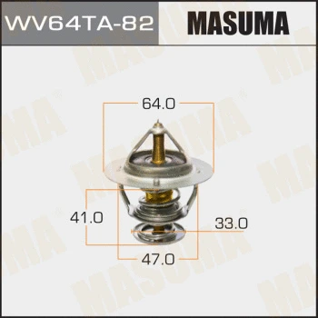 Thermostat, liquide de refroidissement MASUMA WV64TA-82