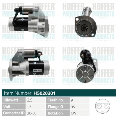 Démarreur HOFFER H5020301