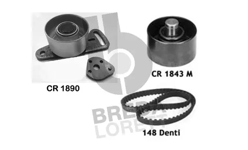 Kit de courroie crantée BREDA LORETT KCD0394