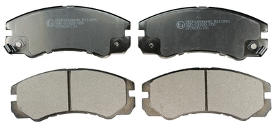 Kit de plaquettes de frein, frein à disque DENCKERMANN B110970