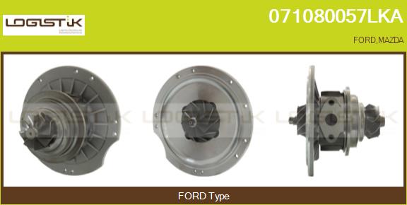 Groupe carter, turbocompresseur LGK 071080057LKA