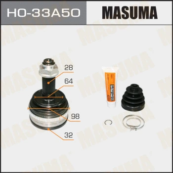 Jeu de joints, arbre de transmission MASUMA HO-33A50