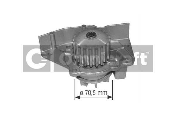 Pompe à eau, refroidissement du moteur Omnicraft 2317101