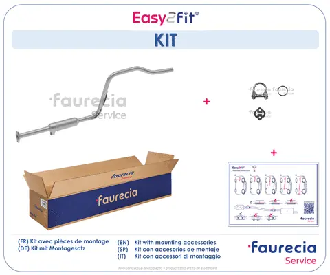 Silencieux avant Faurecia FS67136
