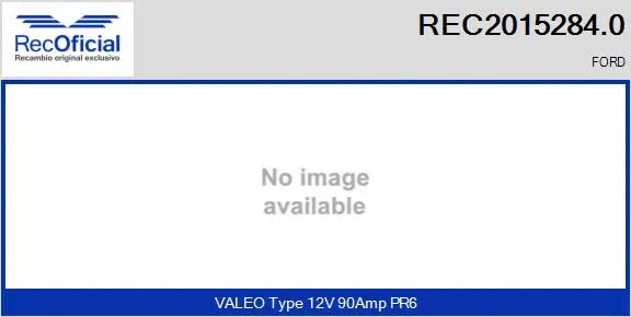 Alternateur RECOFICIAL REC2015284.0
