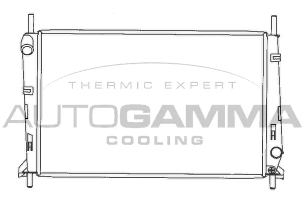 Radiateur, refroidissement du moteur AUTOGAMMA 100370
