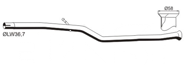 Tube de réparation, catalyseur VEGAZ GmbH PGR-166ERNS