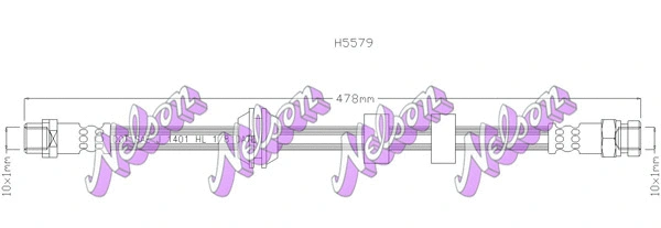Flexible de frein KAWE H5579