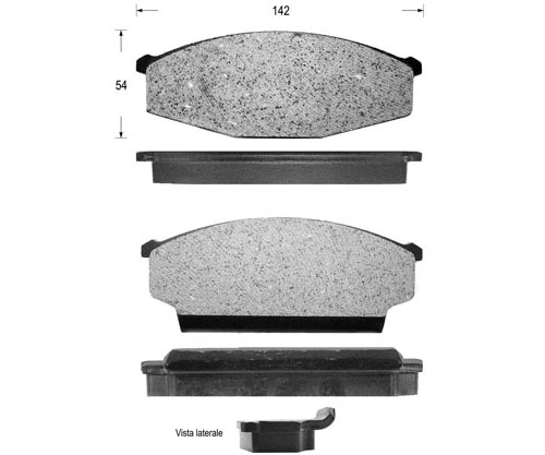 Kit de plaquettes de frein, frein à disque KAISHIN FK1020