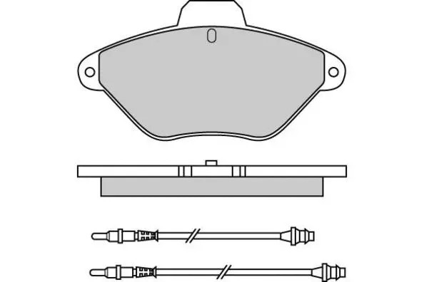 Kit de plaquettes de frein, frein à disque E.T.F. 12-0565