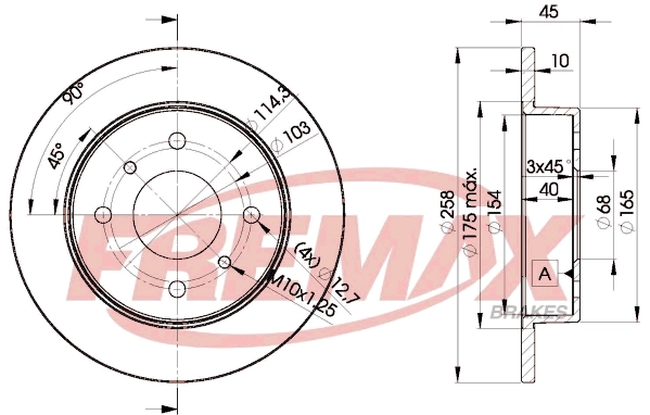 Disque de frein FREMAX BD-9901