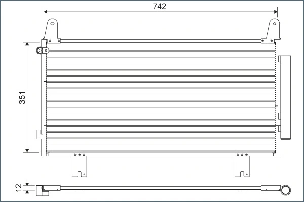 Condenseur, climatisation VALEO 822634