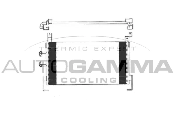 Condenseur, climatisation AUTOGAMMA 103299