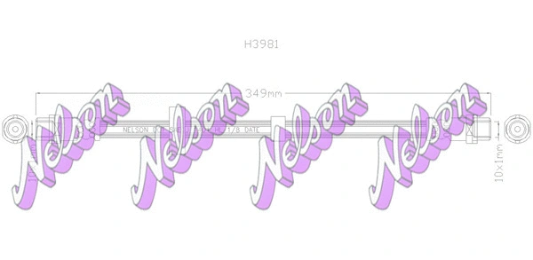 Flexible de frein KAWE H3981