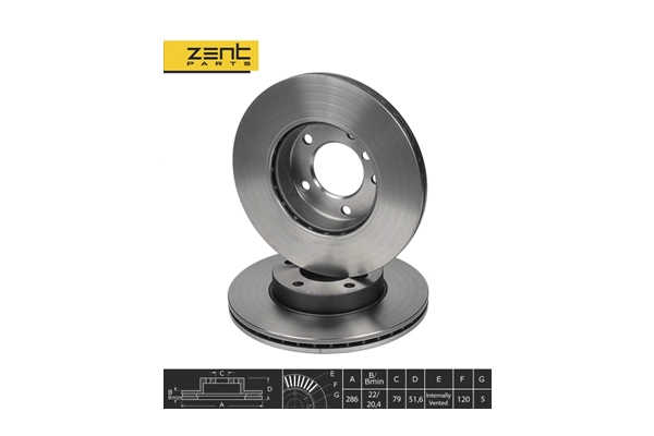 Disque de frein ZentParts Z06061
