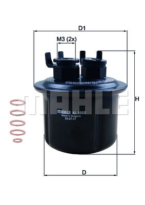 Filtre à carburant WILMINK GROUP WG2325944