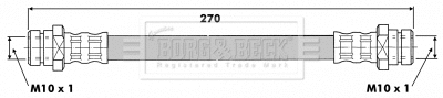 Flexible de frein BORG & BECK BBH6327