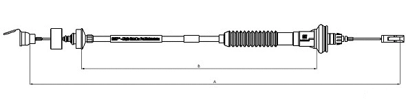 Tirette à câble, commande d'embrayage SONOVA CF00952