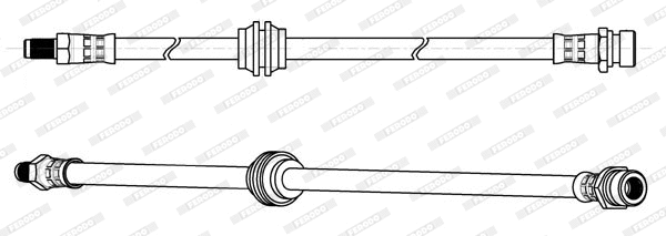 Flexible de frein FERODO FHY2820
