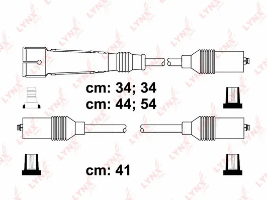 Kit de câbles d'allumage LYNXAUTO SPC1202