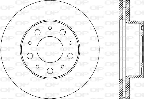 Disque de frein OPEN PARTS BDA2786.20
