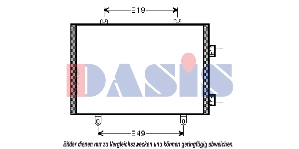 Condenseur, climatisation AKS DASIS 392002N