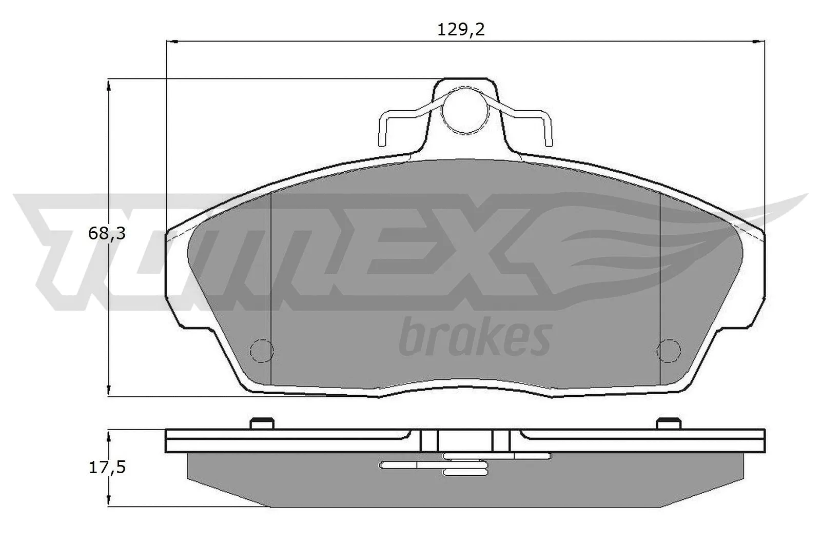 Kit de plaquettes de frein, frein à disque TOMEX Brakes TX 11-511
