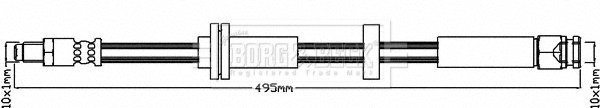 Flexible de frein BORG & BECK BBH8332
