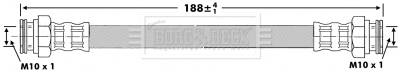 Flexible de frein BORG & BECK BBH6952
