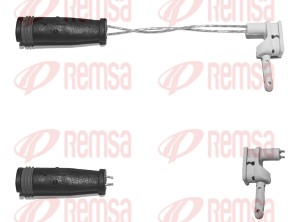 Contact d'avertissement, usure des plaquettes de frein REMSA 001039