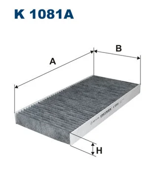 Filtre, air de l'habitacle FILTRON K 1081A