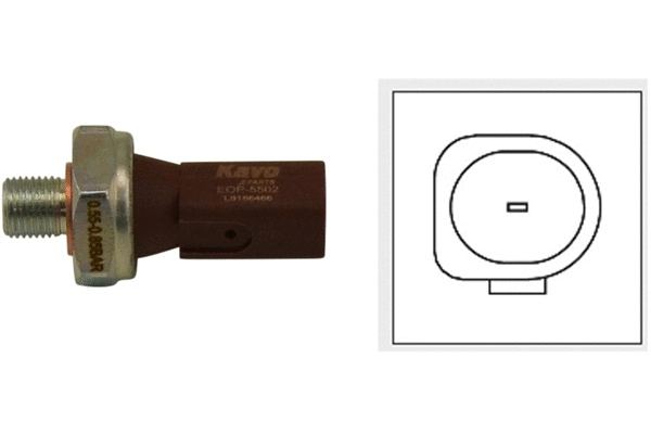 Indicateur de pression d'huile KAVO PARTS EOP-5502