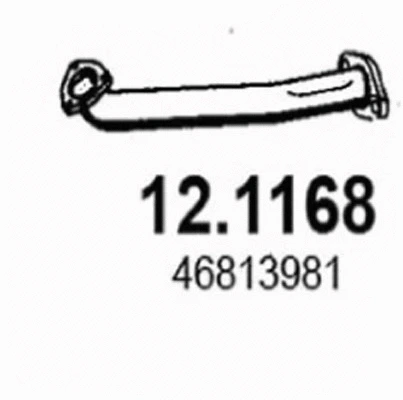 Tuyau d'échappement ASSO 12.1168