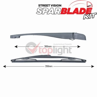 Kit de bras d'essuie-glace, nettoyage des vitres AE TOPLIGHT TRA-P121