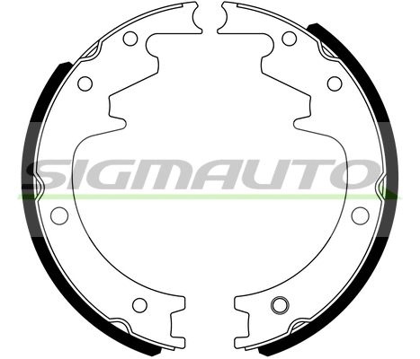 Jeu de mâchoires de frein SIGMAUTO SFA835