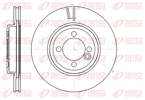 Disque de frein REMSA 61081.10