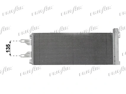 Condenseur, climatisation FRIGAIR 0804.2064