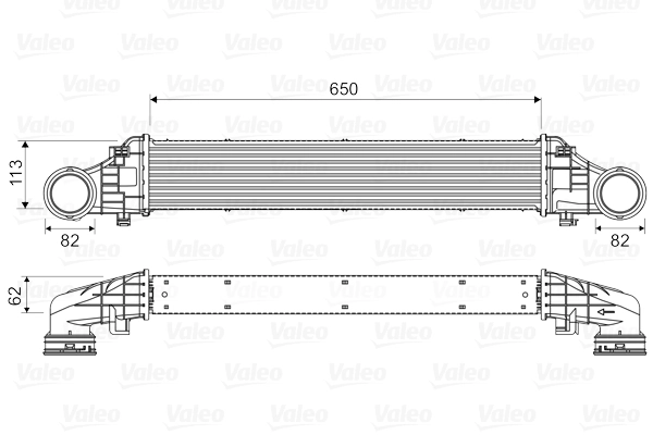 Refroidisseur d'air de suralimentation VALEO 818587