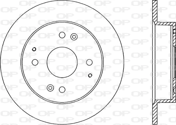 Disque de frein OPEN PARTS BDA1214.10