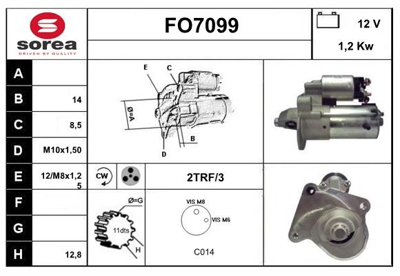 Démarreur SERA FO7099