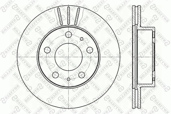 Disque de frein STELLOX 6020-9946V-SX