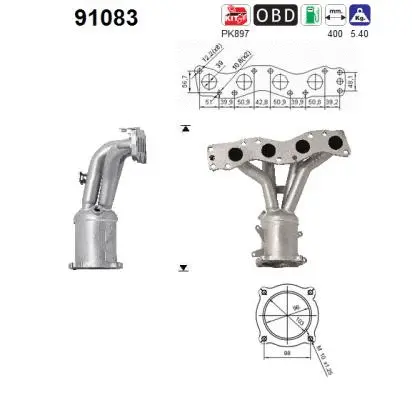 Catalyseur AS 91083
