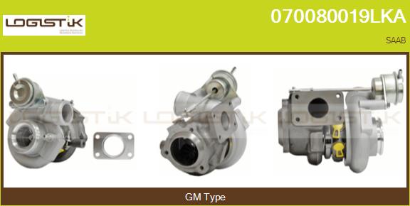 Turbocompresseur, suralimentation LGK 070080019LKA