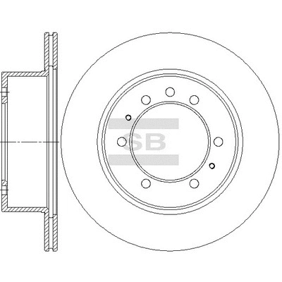 Disque de frein Hi-Q SD4264
