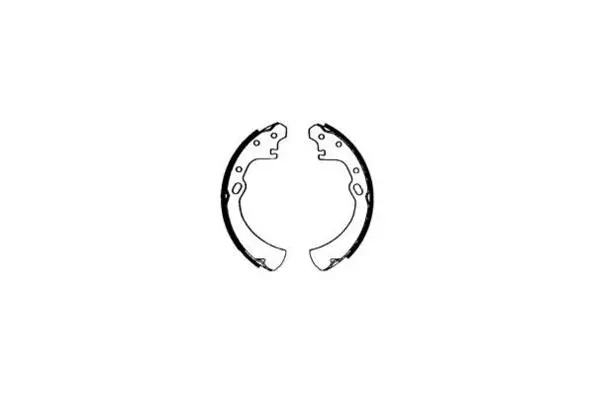 Jeu de mâchoires de frein E.T.F. 09-0501