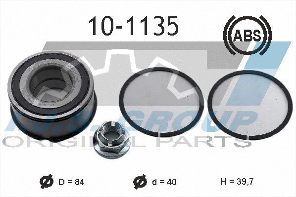 Kit de roulements de roue IJS GROUP 10-1135