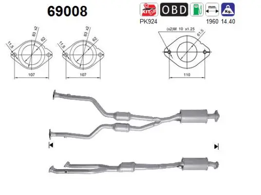 Catalyseur AS 69008