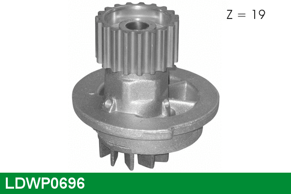 Pompe à eau, refroidissement du moteur LUCAS LDWP0696